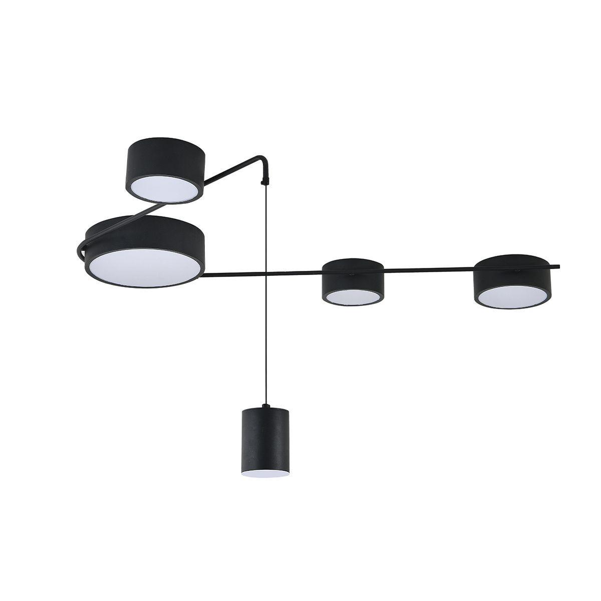 Подвесные светильник Светильник Modulo 14028 5С Black черный металл