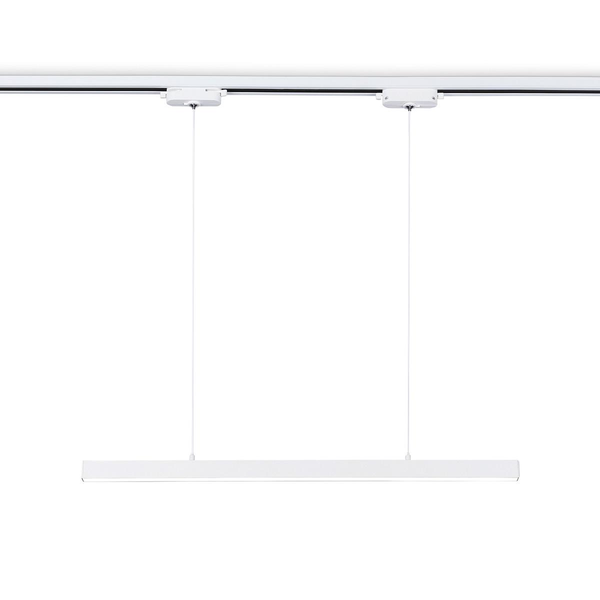 Трековые светильник Подвесной трековый светодиодный светильник Ambrella light Track System белый металл