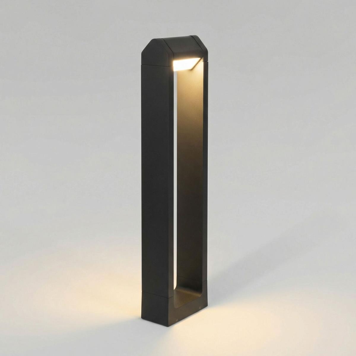 Уличное освещение Уличный светодиодный светильник Elektrostandard Dors F LED (35163 / F) 3000K черный… черный пластик