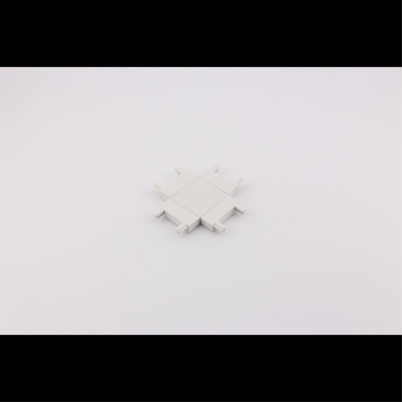 Трековые систем Коннектор питания Х-образный Aployt Magnetic track 48 APL.0181.10.06 белый металл