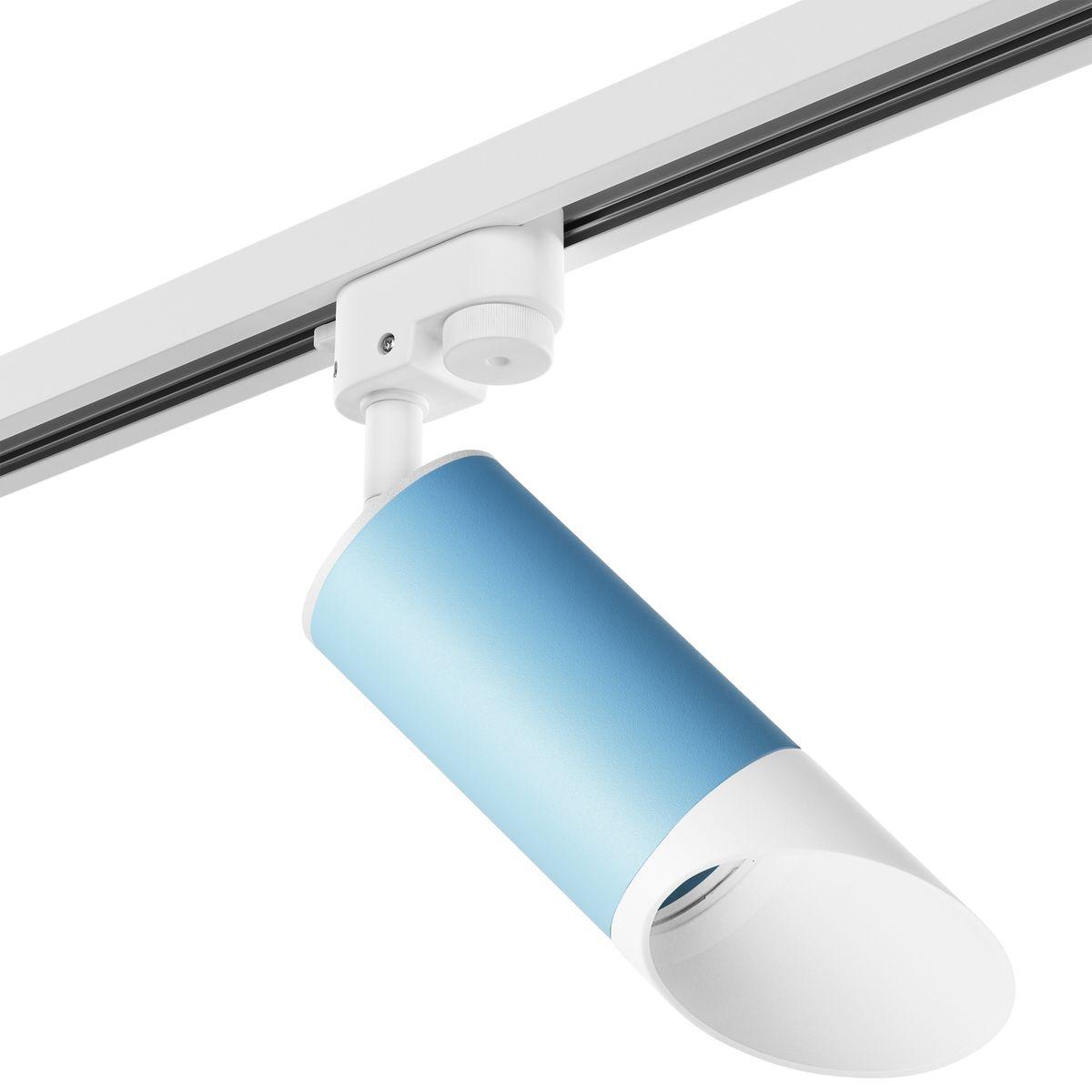 Светильник Комплект с трековым светильником Lightstar Rullo (214435+592056+201436) голубой металл