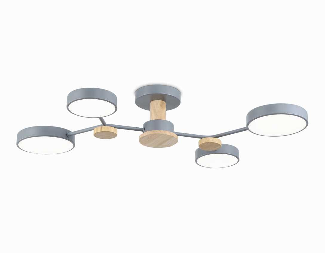 Люстры на штанге Люстра на штанге Ambrella light COMFORT серый