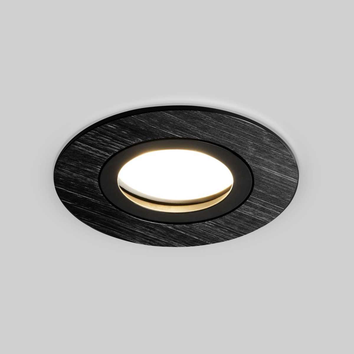 Светильник Встраиваемый светильник Elektrostandard Dorma 25001 01 черный металл