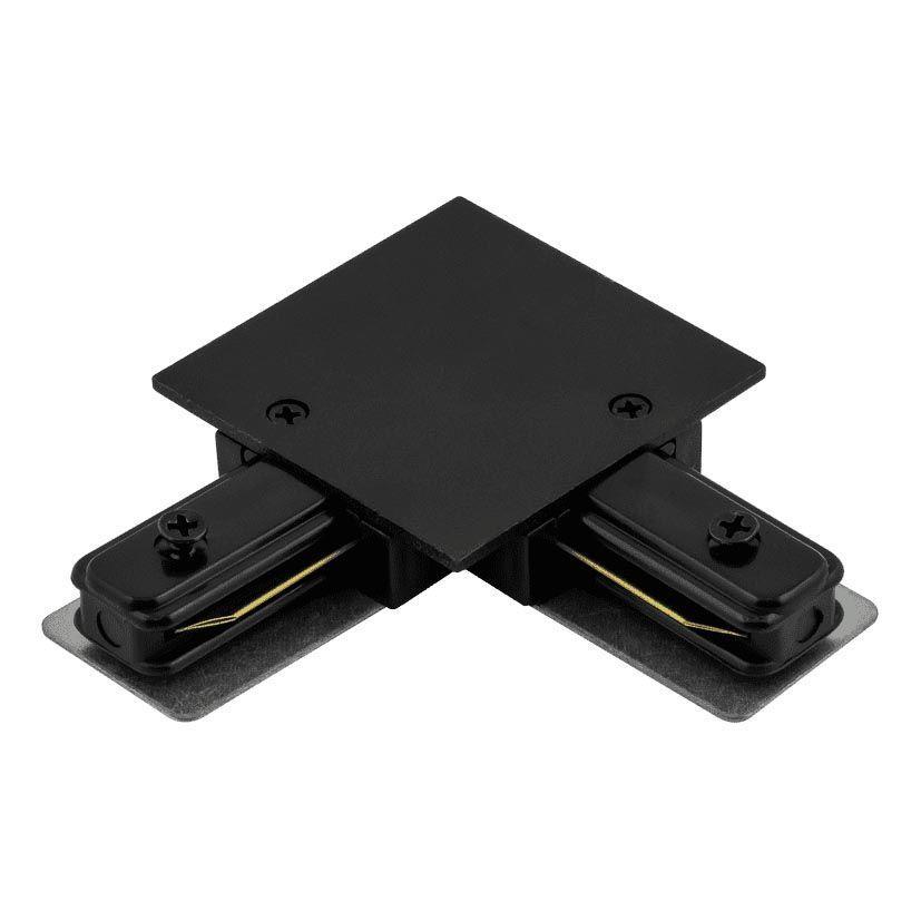Трековые систем Коннектор L-образный SWG KXZ-RC-BL-L 005468 черный металл