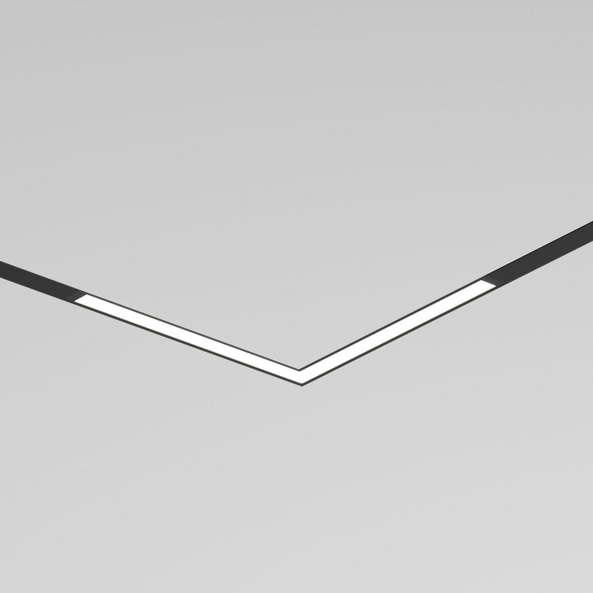 Трековые светильник Трековый светодиодный светильник Denkirs Simple Linear черный металл