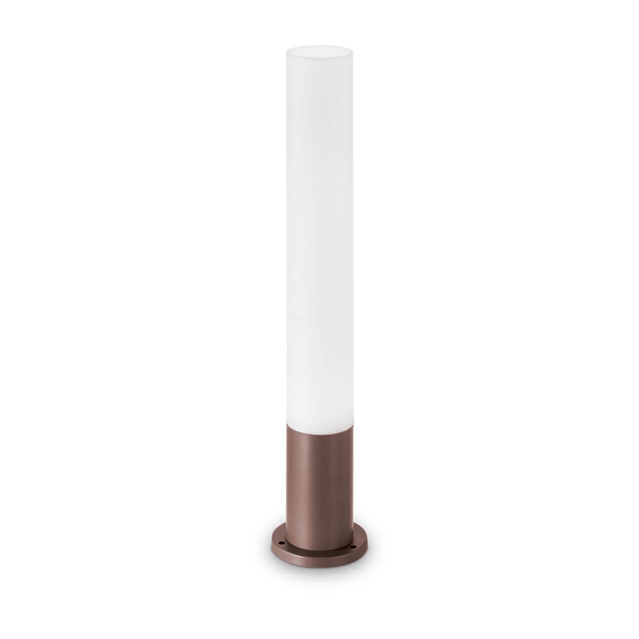 Уличное освещение Уличный светильник Ideal Lux Edo Outdoor PT1 Round Coffee 213071 белый пластик