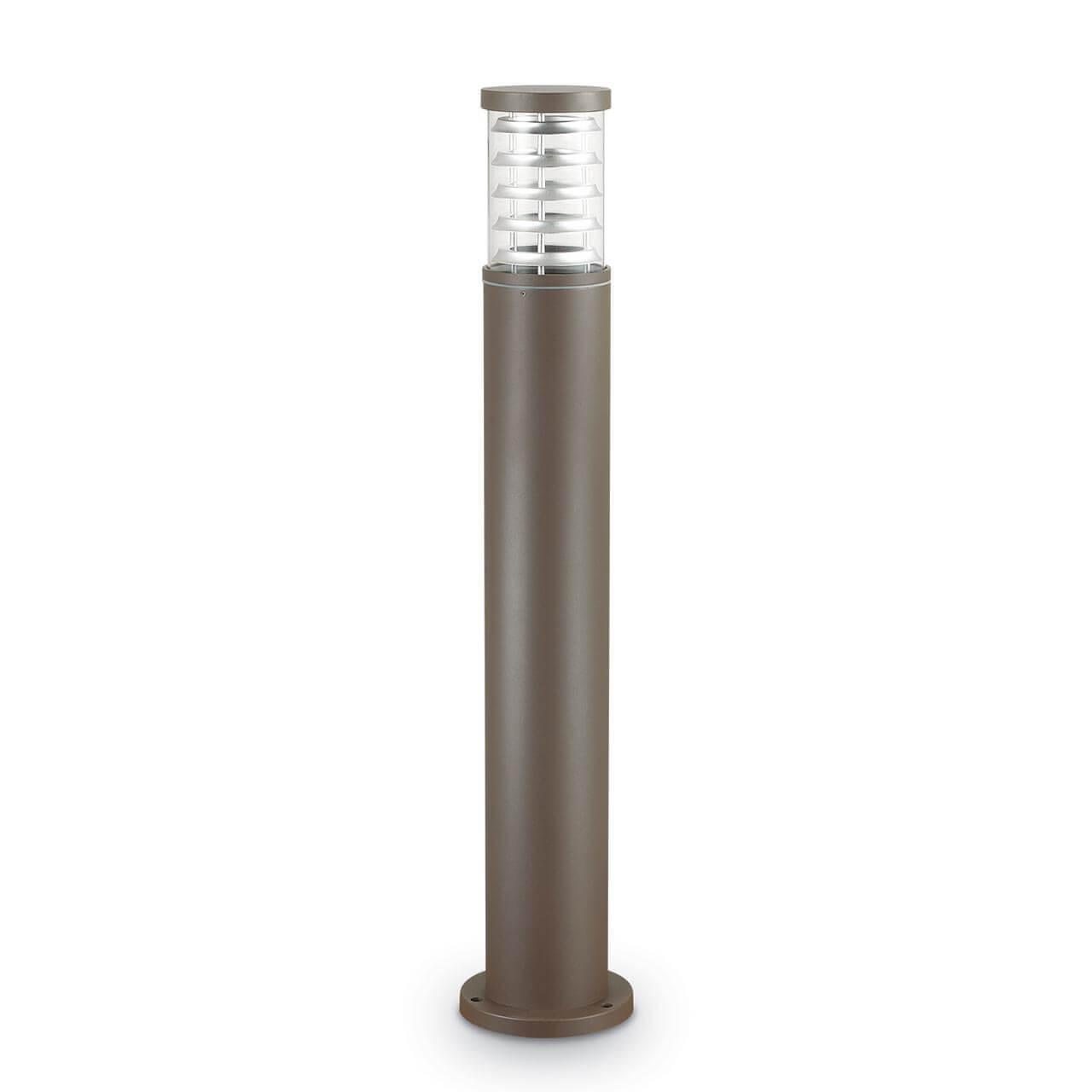Уличное освещение Уличный светильник Ideal Lux Tronco Pt1 H80 Coffee 163741 коричневый металл