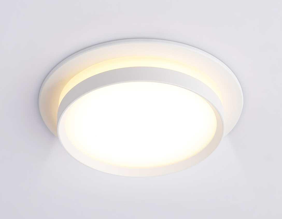Светильник Светильник встраиваемый Ambrella Light белый металл