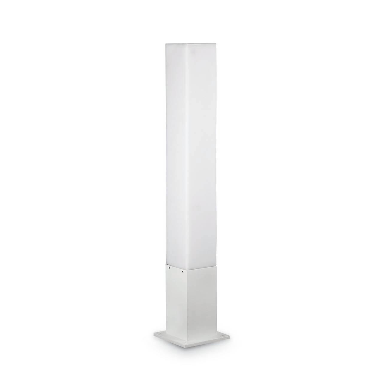 Уличное освещение Уличный светильник Ideal Lux Edo Outdoor PT1 Square Bianco 142999 белый пластик