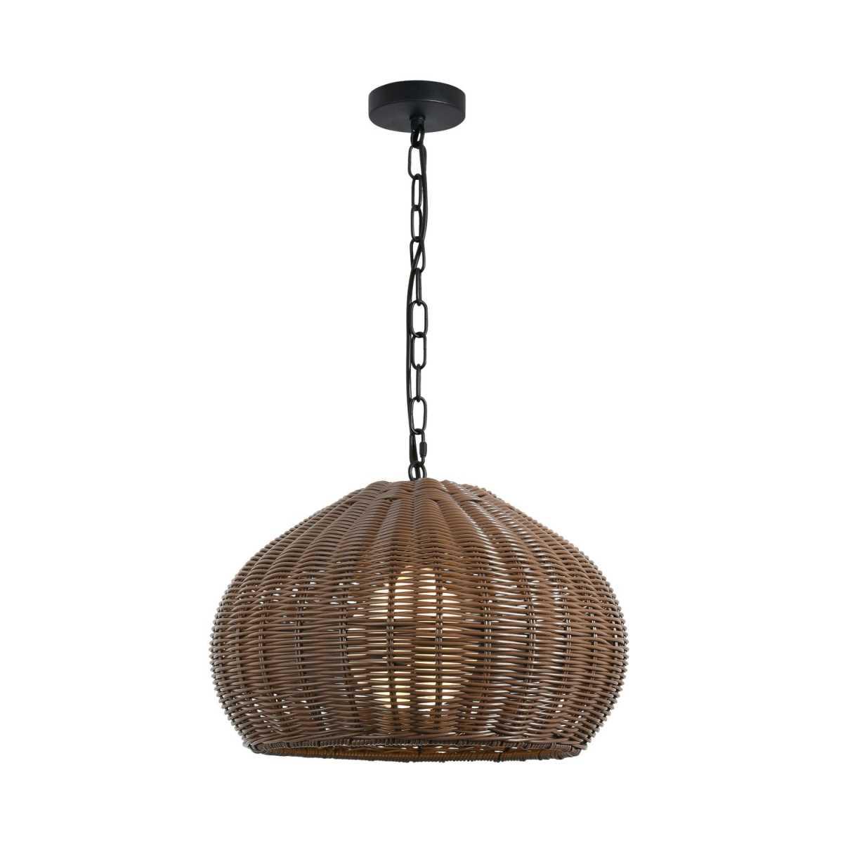 Подвесные светильник Светильник Wicker коричневый ротанг