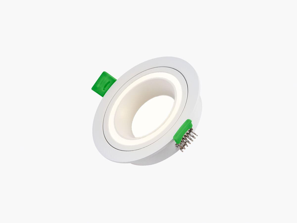 Светильник Встраиваемый светильник LEDS POWER GU-R, серия SPOT белый металл