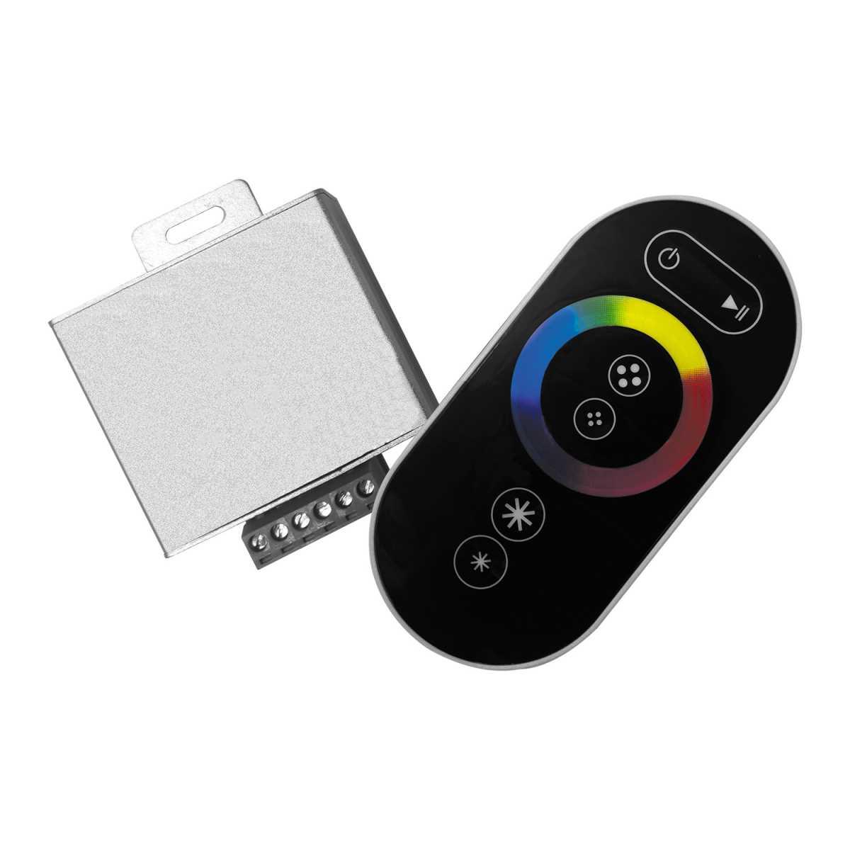 Светодиодные лент Контроллер RGB для светодиодной ленты Gauss Basic черный металл