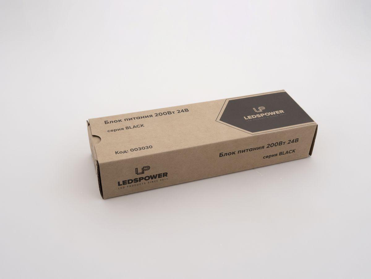 Светодиодные лент Блок питания LEDS POWER BLACK черный металл