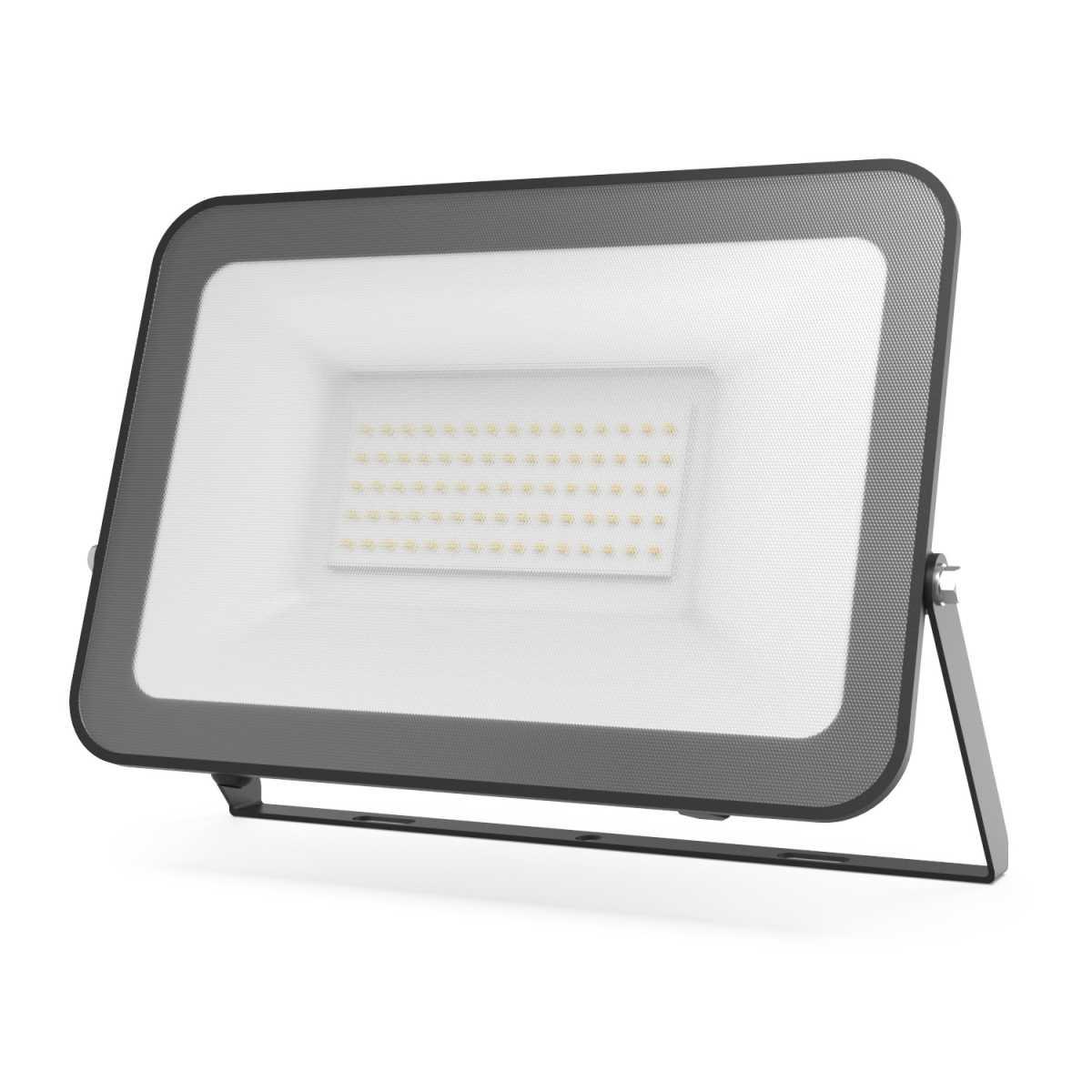 Уличное освещение Прожектор светодиодный Gauss Qplus 50W 6500К 613511350 черный стекло