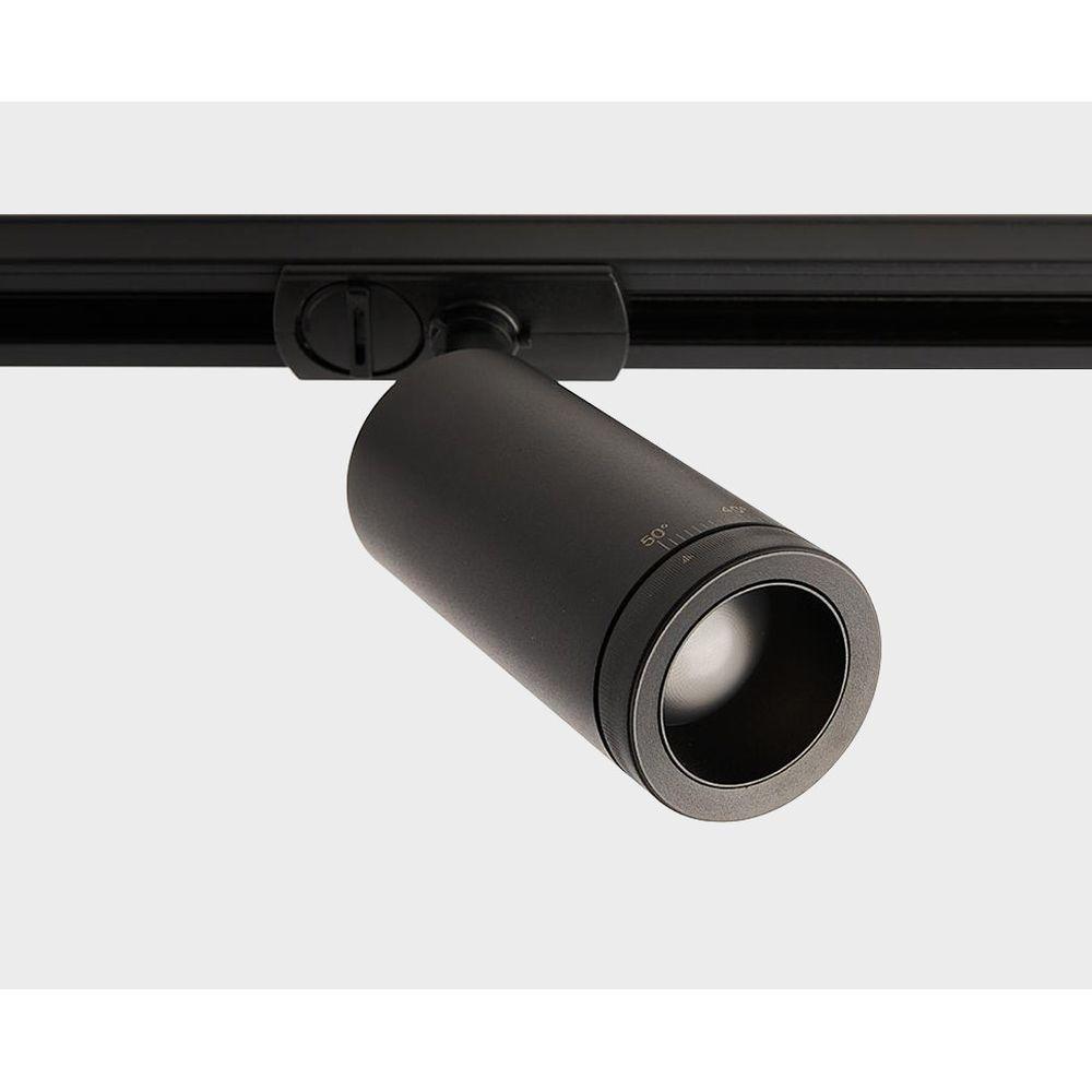 Трековые светильник Трековый светодиодный светильник Italline black черный металл