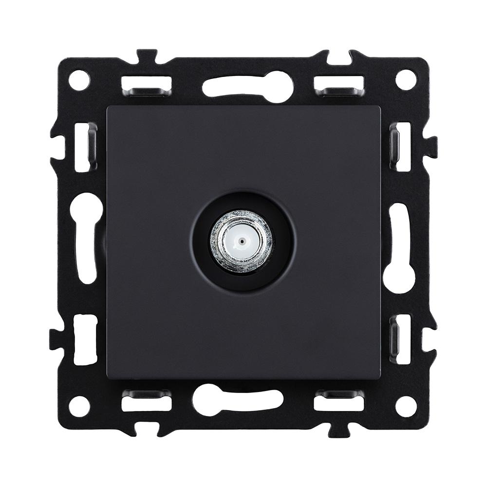 Электротовар Розетка TV, черный Kollinger Asthetik AS-020BK черный