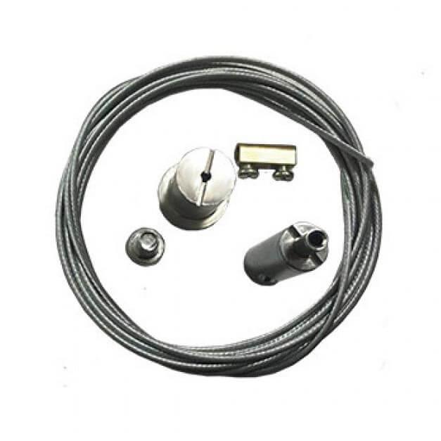 Трековые систем Подвесной комплект шинопровода Italline WSO 37C chrome серый металл