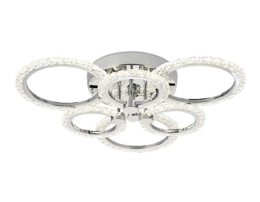 Потолочная люстра Потолочная светодиодная люстра Ambrella light Original хром пластик