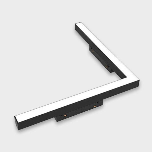 Трековые светильник Трековый светодиодный светильник Italline black черный металл