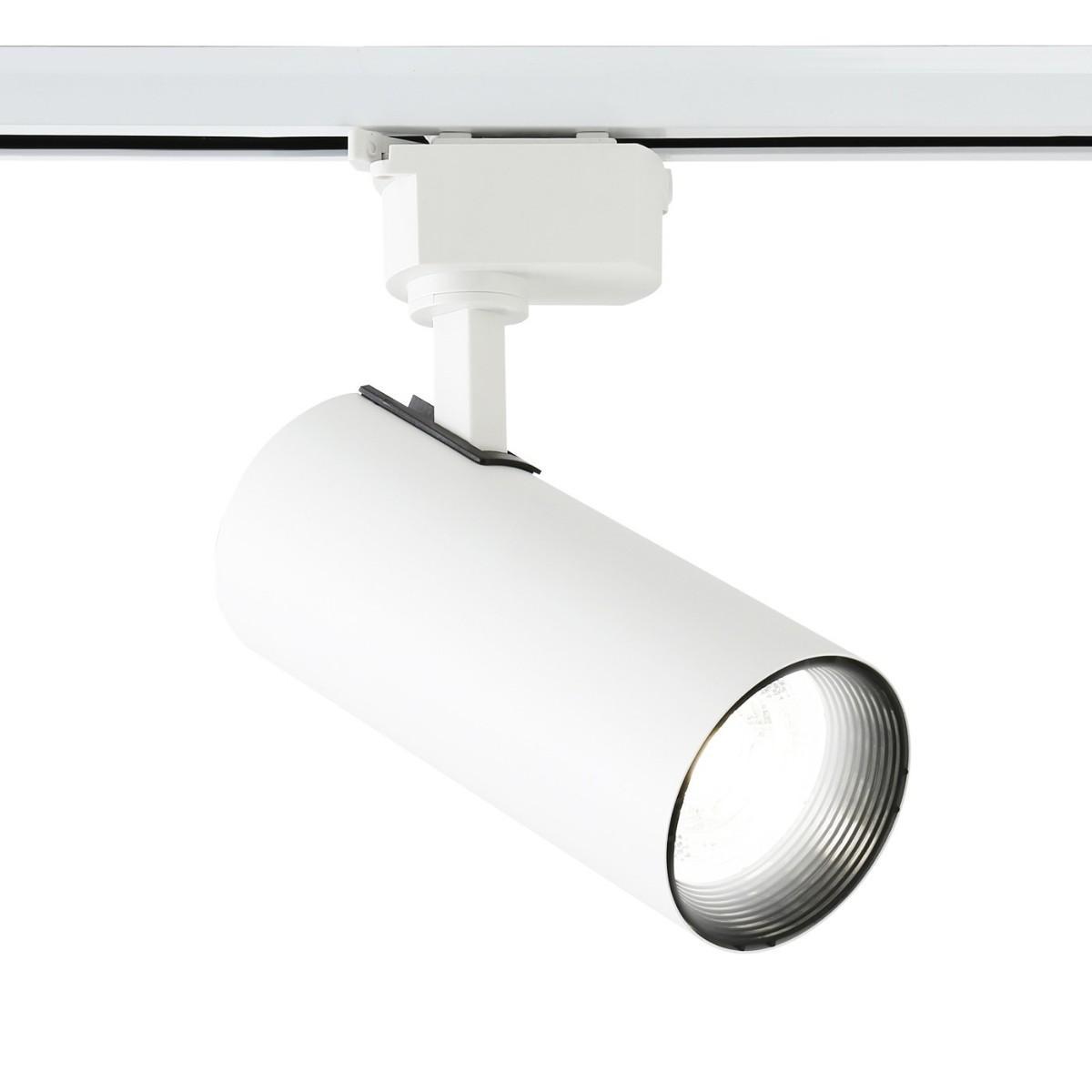 Трековые светильник Трековый светодиодный светильник Ambrella light белый металл