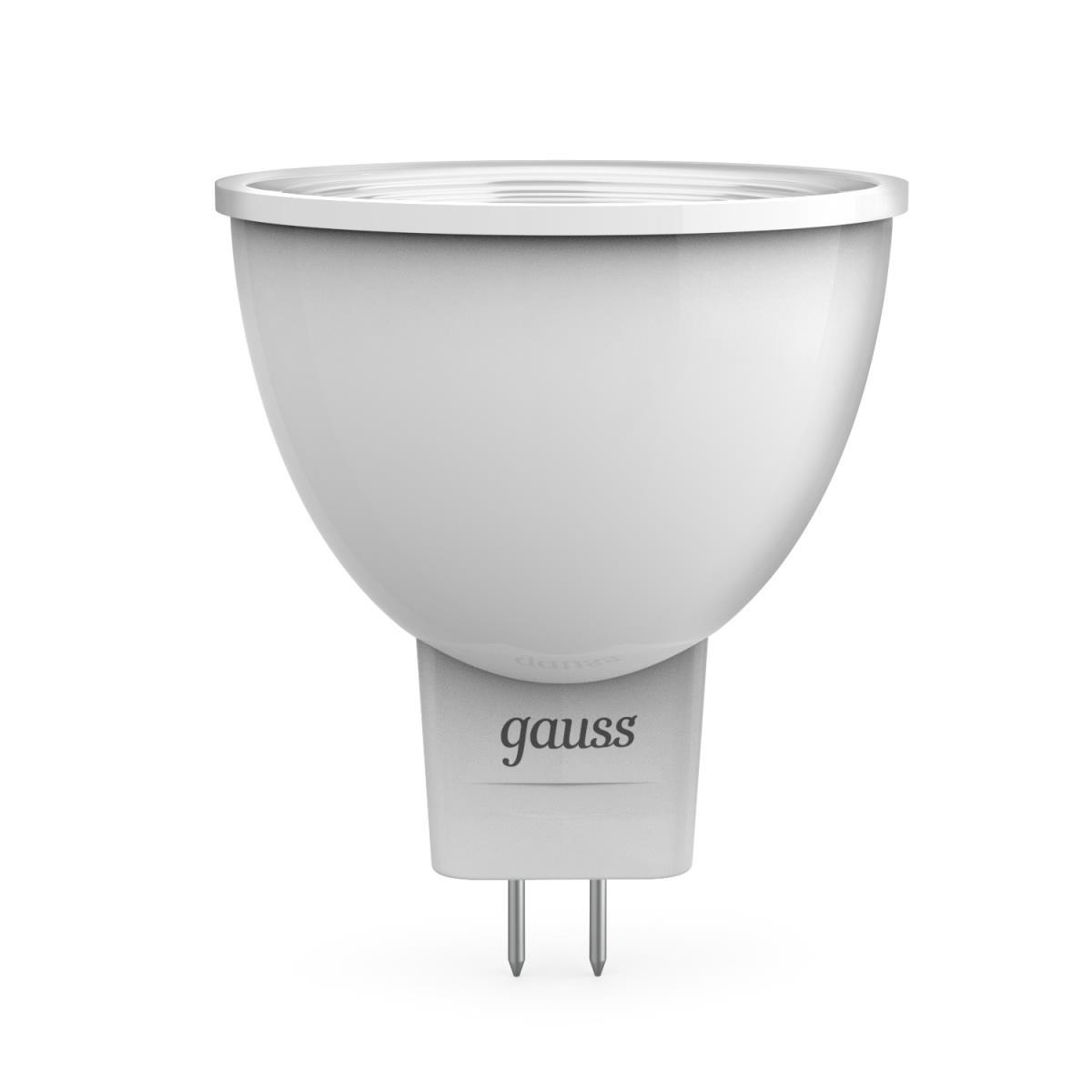 Лампочк Лампа светодиодная Gauss GU4 матовая белый пластик