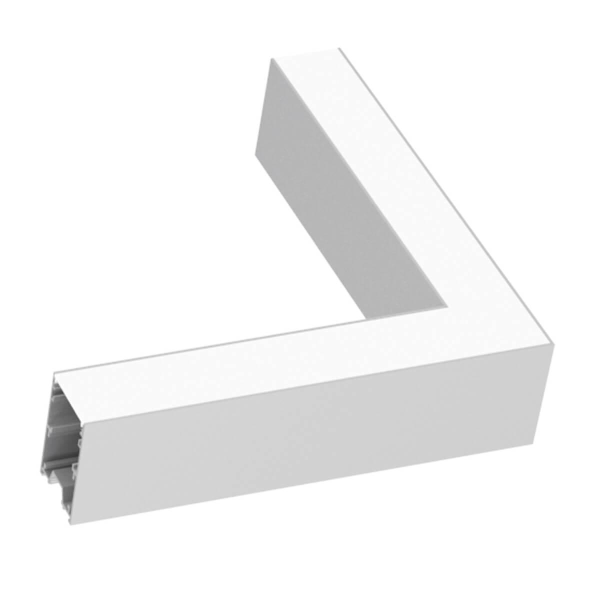 Офисное освещение Светильник Ideal Lux Fluo Corner 4000K Wh 191454 белый пластик