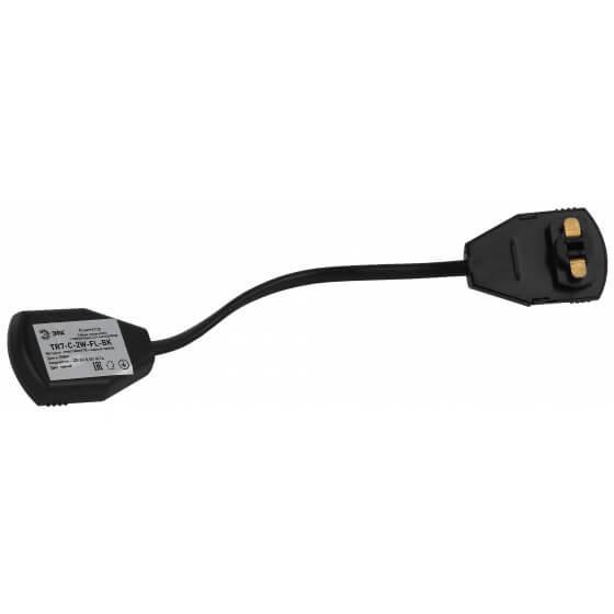 Трековые систем Коннектор гибкий ЭРА Trek TR7 - C 2W-FL BK Б0032174 черный пластик