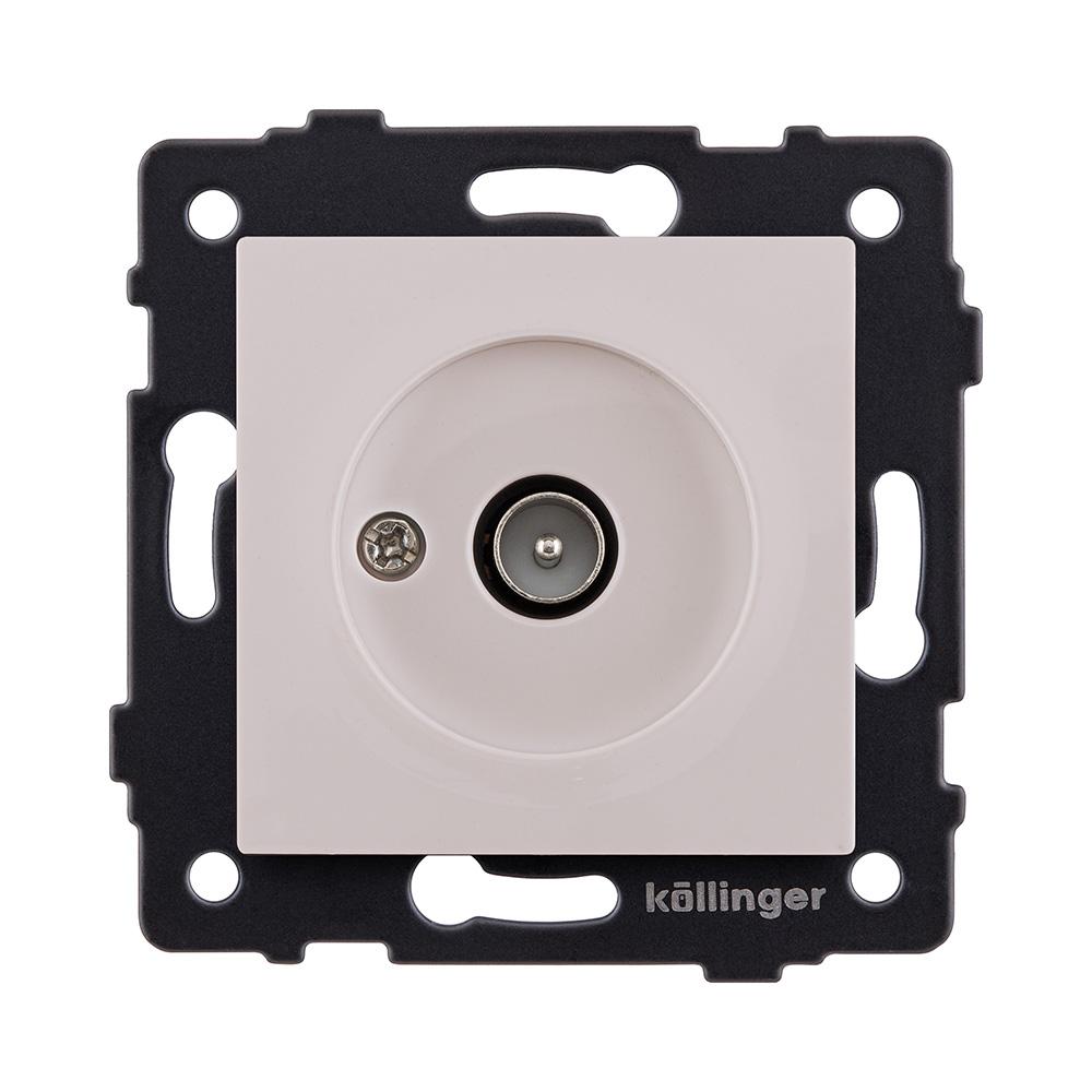 Электротовар Розетка TV (папа), кашемир матовый Kollinger REA-007CM для Aspekt, Eleganz, Reflex бежевый