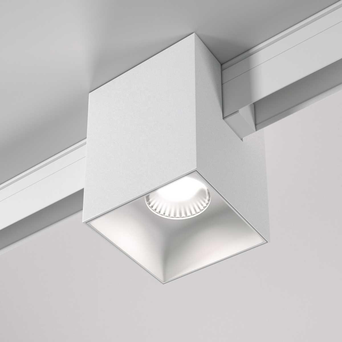 Трековые светильник Трековый светодиодный светильник Elektrostandard Slim Magnetic Solo 85055 01 белый белый металл