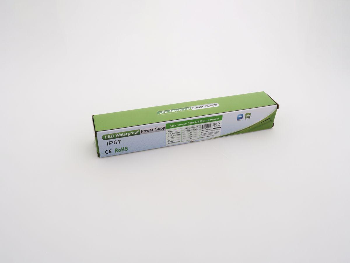 Светодиодные лент Блок питания LEDS POWER IP67 алюминий серый металл