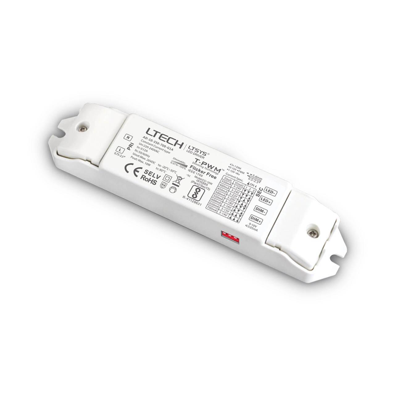 Светодиодные лент Драйвер Ideal Lux IP20 0,12A Nova Driver Dali белый пластик