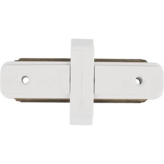 Трековые систем Коннектор для шинопровода Nowodvorski Conector Straight 6130 белый пластик