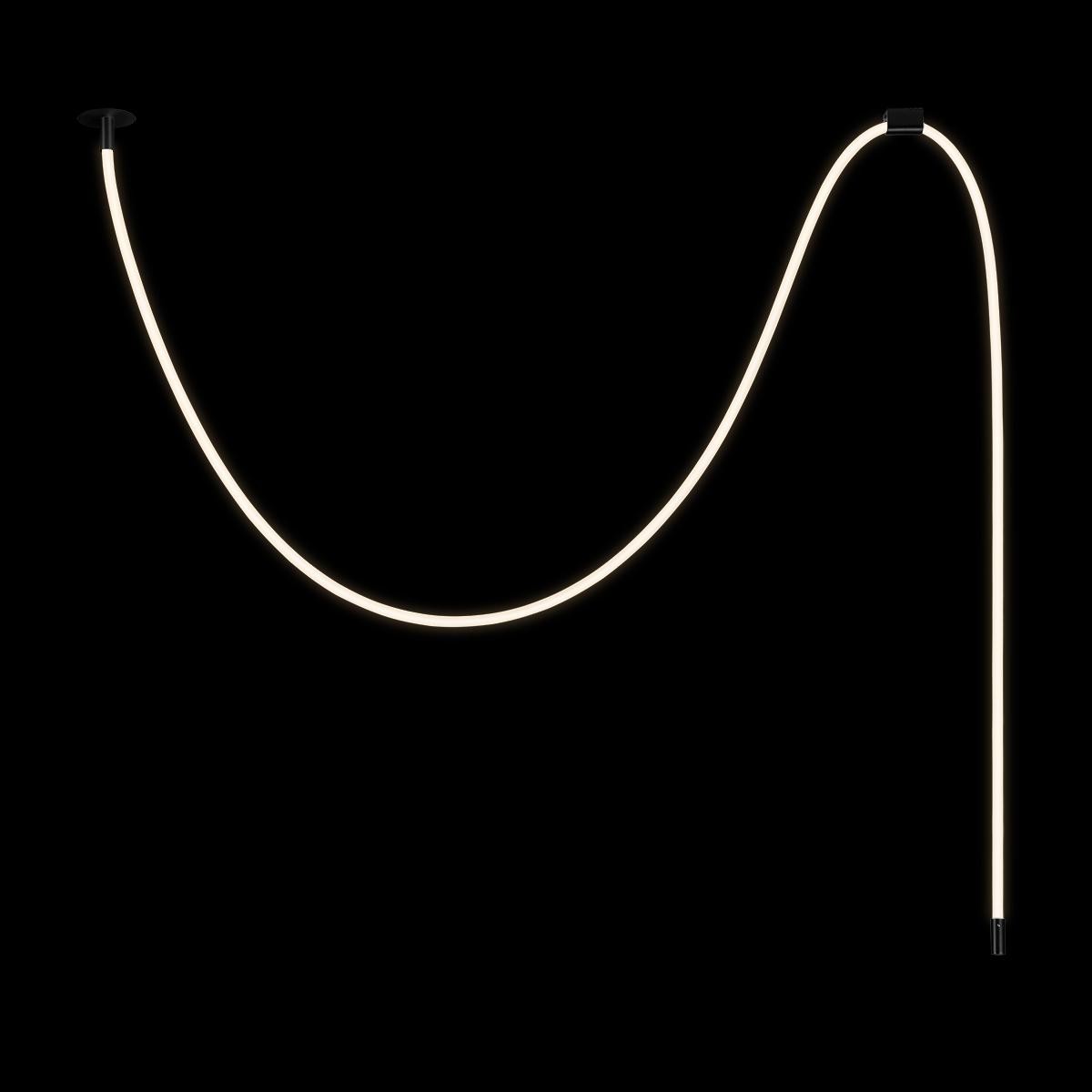 Потолочные светильник Светильник Thread 10388A Black черный металл