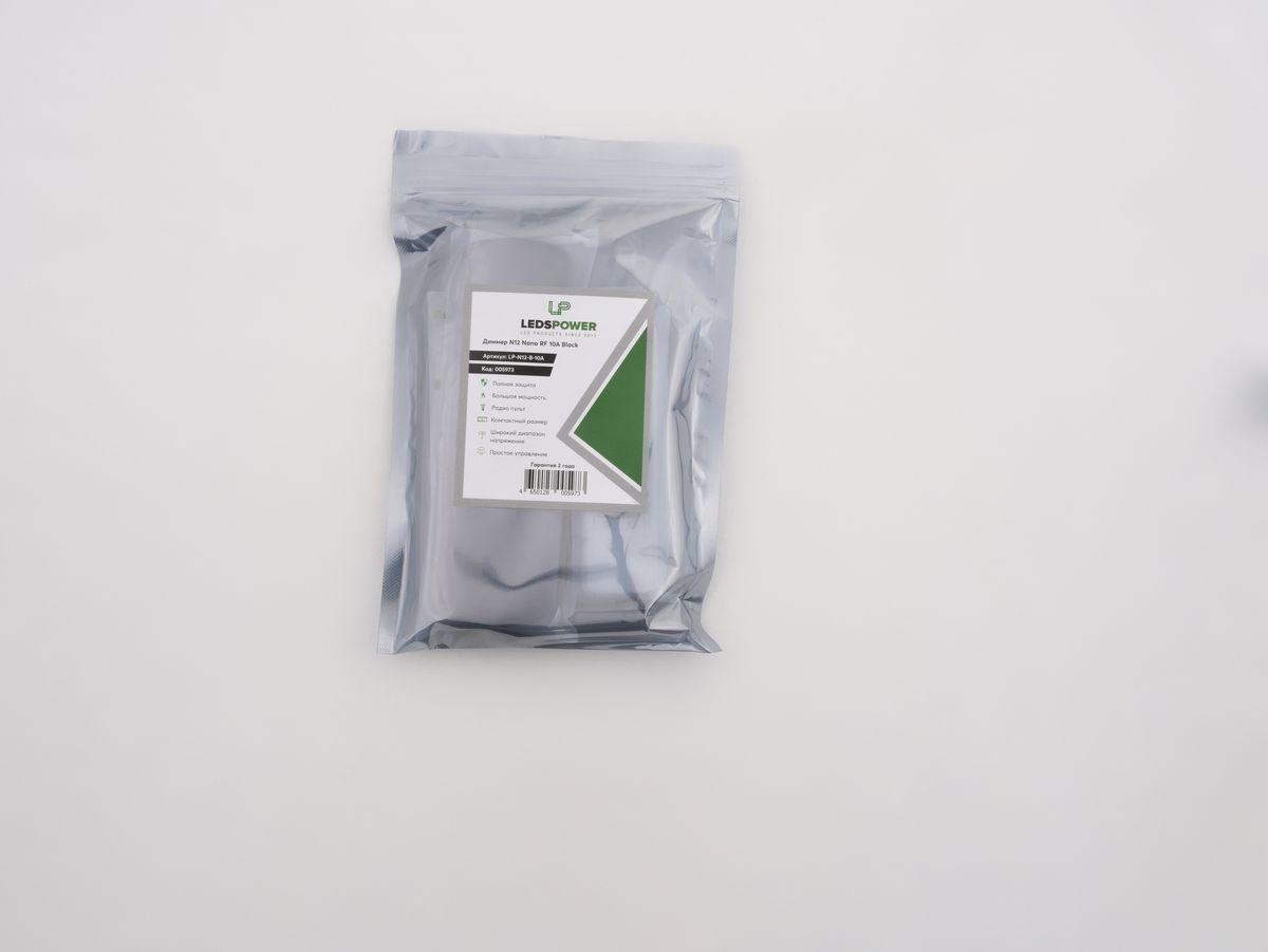 Светодиодные лент Диммер LEDS POWER Nano 10A Black белый пластик