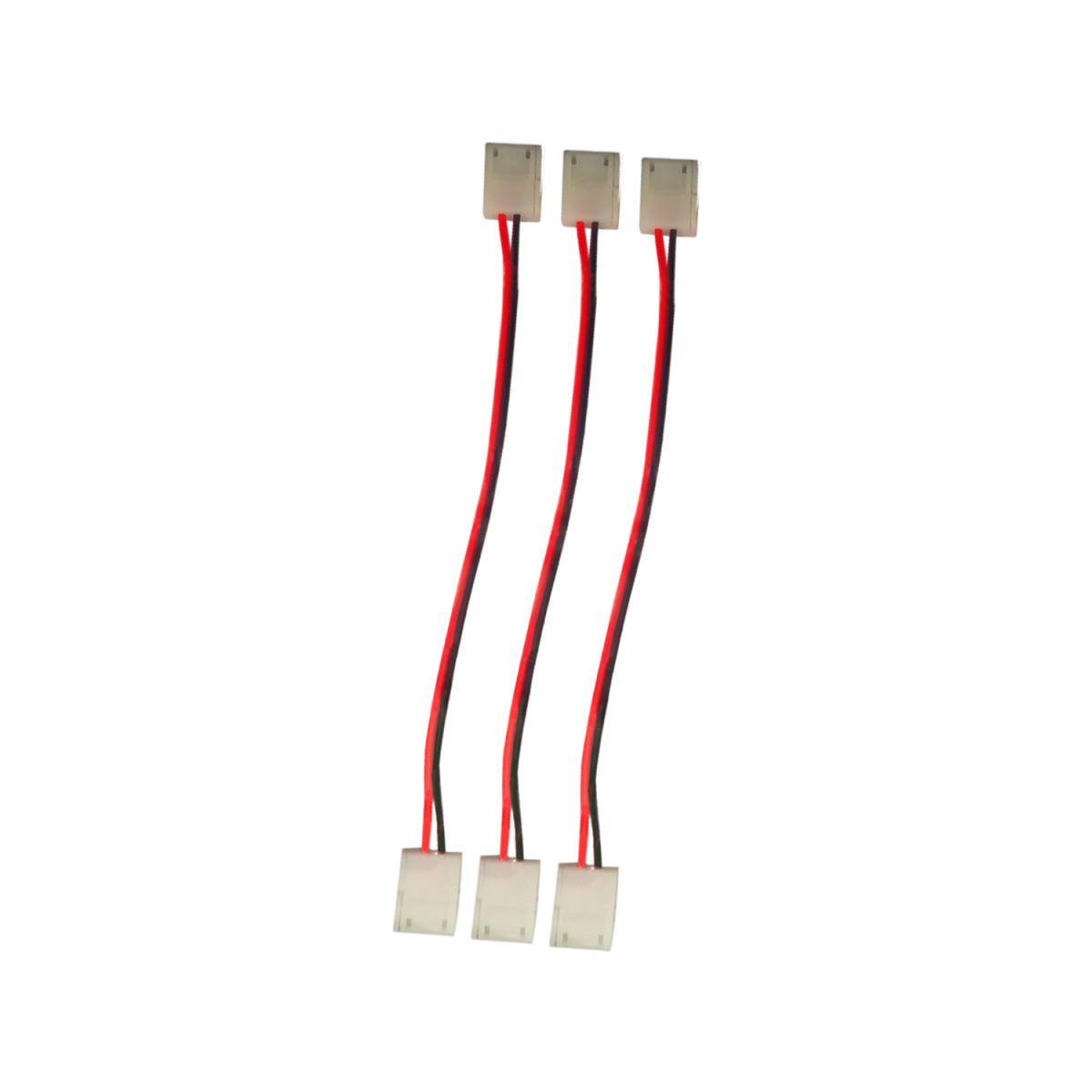 Светодиодные лент Коннектор гибкий для светодиодной ленты 5050 и 2835 120SMD Gauss (3 шт) белый пластик