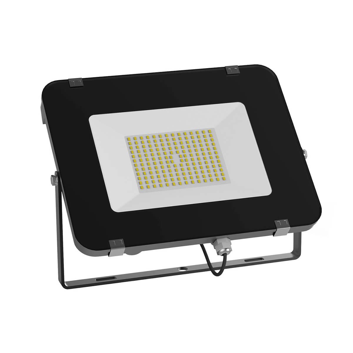 Уличное освещение Прожектор светодиодный Gauss Elementary 150W 6500К 691511150 черный стекло