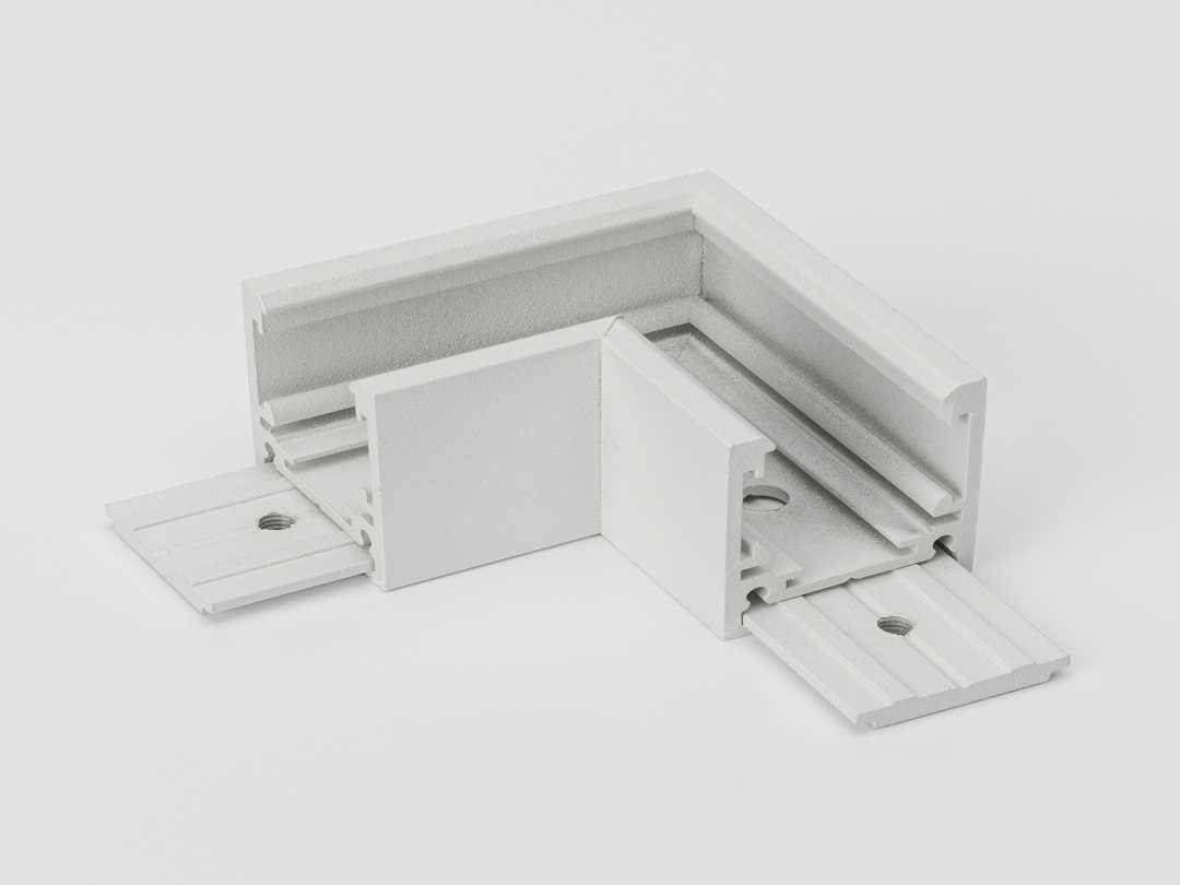 Трековые систем Коннектор LUMKER SY-LINK-CNLV-S1S-WH 013601 белый металл