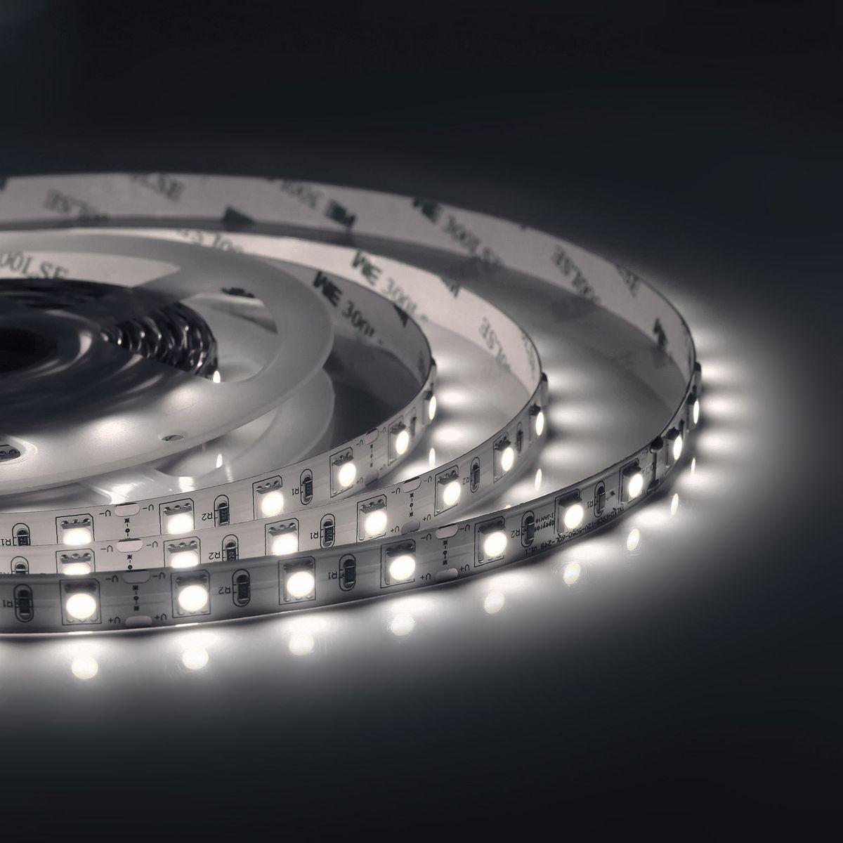 Светодиодные лент Светодиодная лента Apeyron m 60LED m 5050SMD холодный белый 2,5M белый пластик