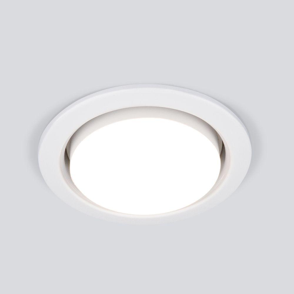Офисное освещение Встраиваемый светильник Elektrostandard 1035 GX53 WH (в комплекте 10 шт.) a043127 белый металл
