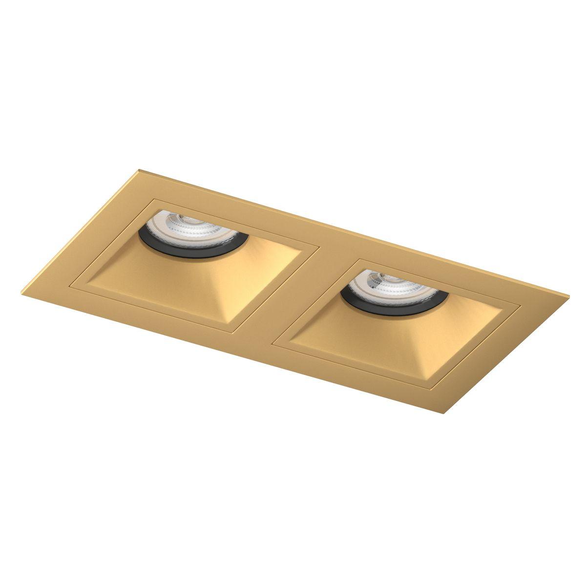 Светильник Комплект со светильником Lightstar Domino Quadro (214523+214503+214503+214007+214007) золото пластик