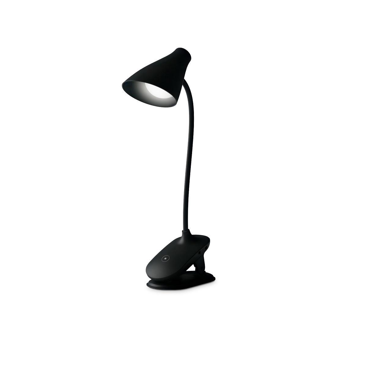 Настольные ламп Светодиодная настольная лампа Ambrella light Desk черный пластик
