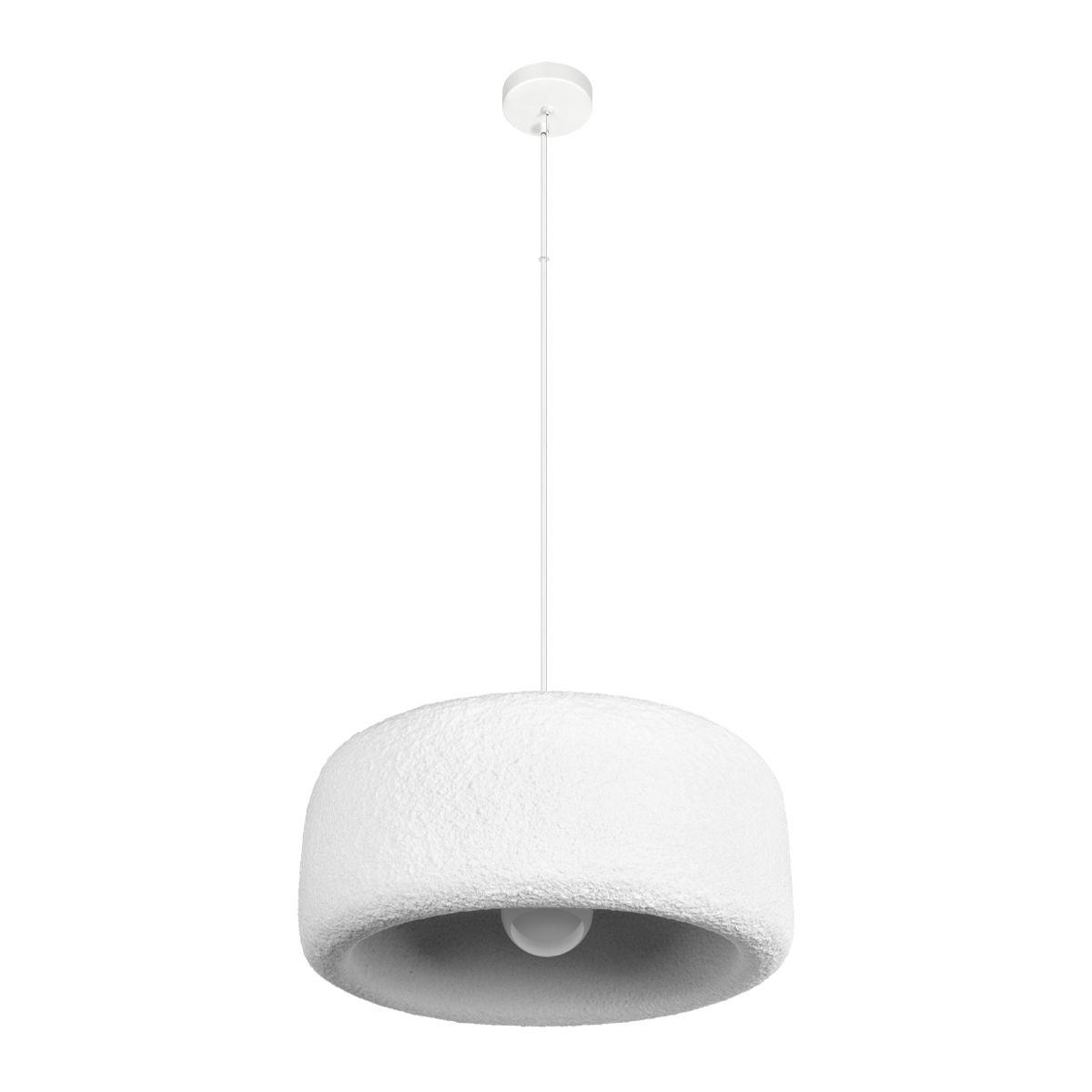 Подвесные светильник Светильник Stone 10252 500 White белый пластик