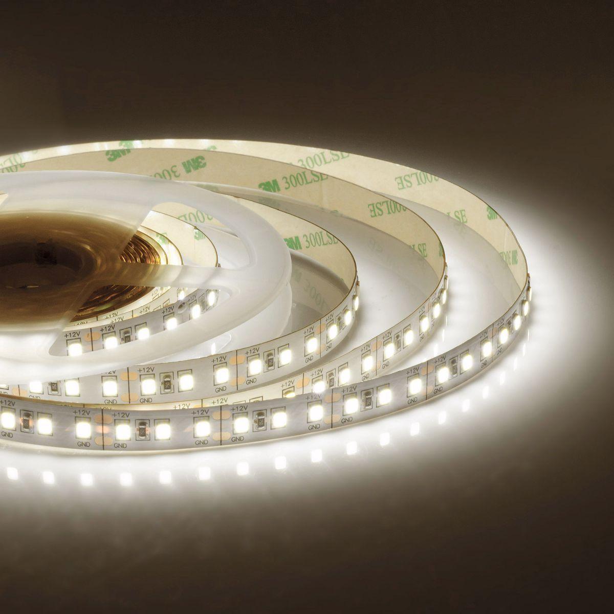 Светодиодные лент Светодиодная лента Apeyron m 120LED m 2835SMD теплый белый 3M 210BL белый пластик