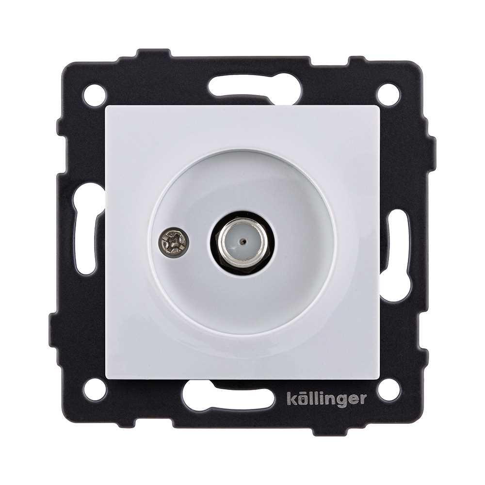 Электротовар Розетка спутниковая SAT, белый Kollinger REA-020WH для Aspekt, Eleganz, Reflex белый