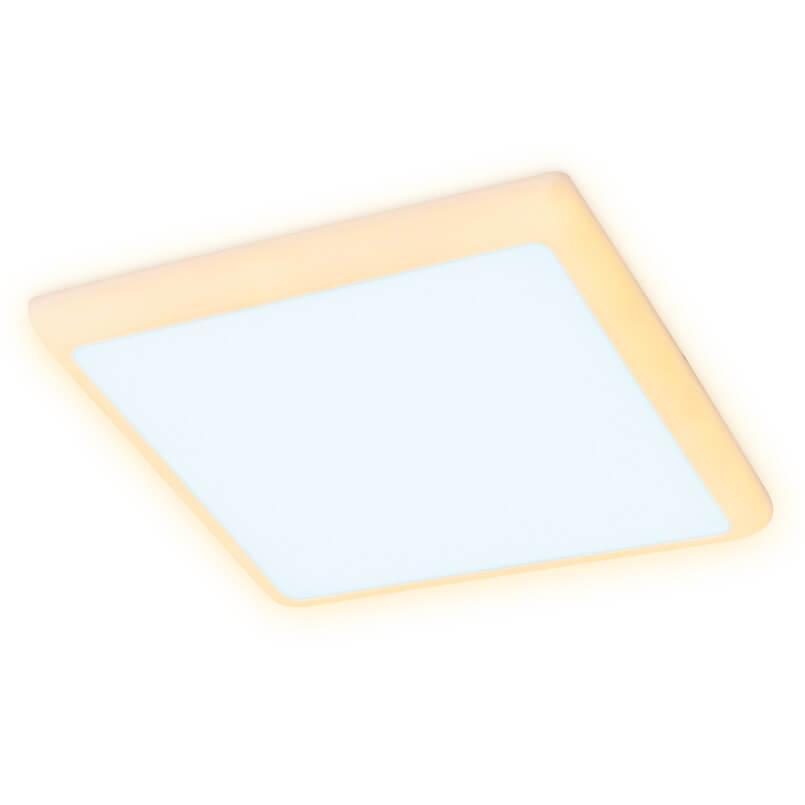 Офисное освещение Встраиваемый светодиодный светильник Ambrella light Led Downlight DCR335 белый пластик