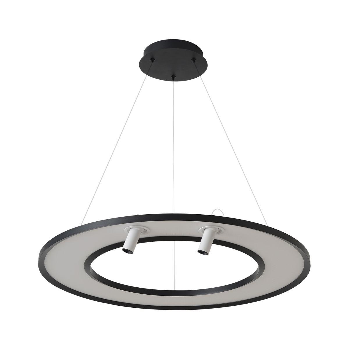 Подвесные светильник Светильник Contour SP Black черный металл
