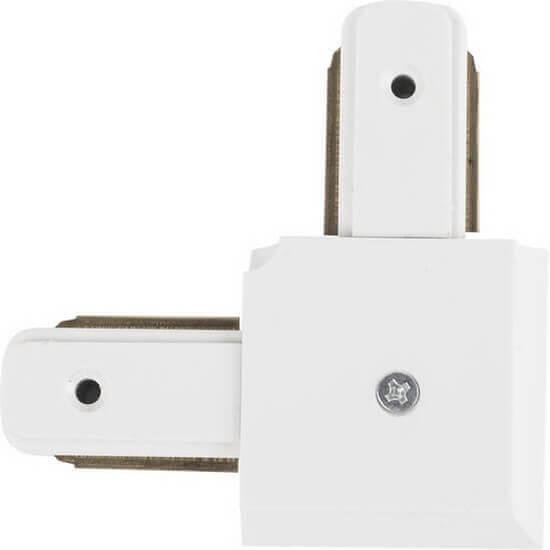 Трековые систем Коннектор для шинопровода Nowodvorski Conector 90 Degree 5952 белый пластик