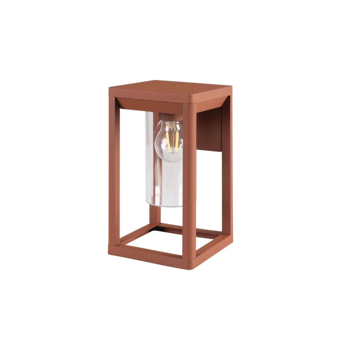 Уличное освещение Садовый настенный светильник Kanlux VIMO EL 27 BR 34981 коричневый металл