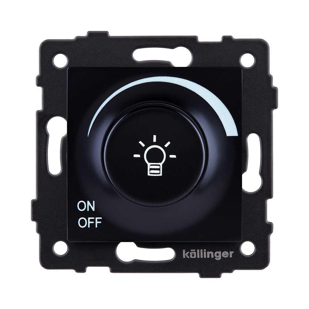 Электротовар Светорегулятор универсальный 500W, черный Kollinger REA-027BK для Aspekt, Eleganz,… черный