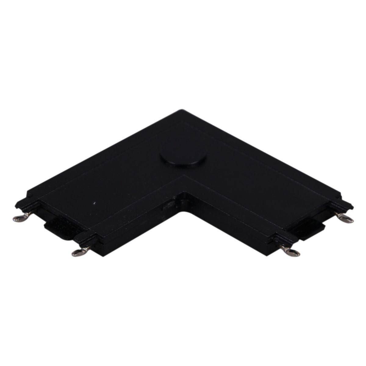 Трековые систем Коннектор угловой Reluce RL 06102 corner connector BK черный пластик